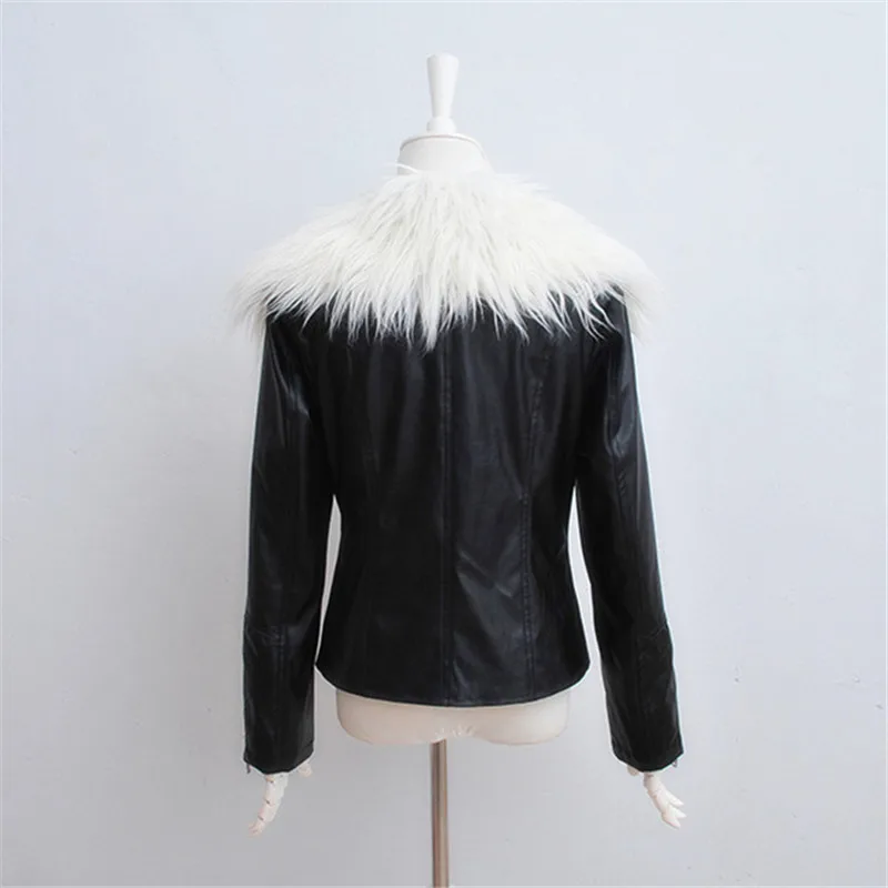 3XL осень зима искусственная мягкая кожаная куртка размера плюс уличная Женская корейское зимнее пальто для женщин большой размер молния PU женские куртки