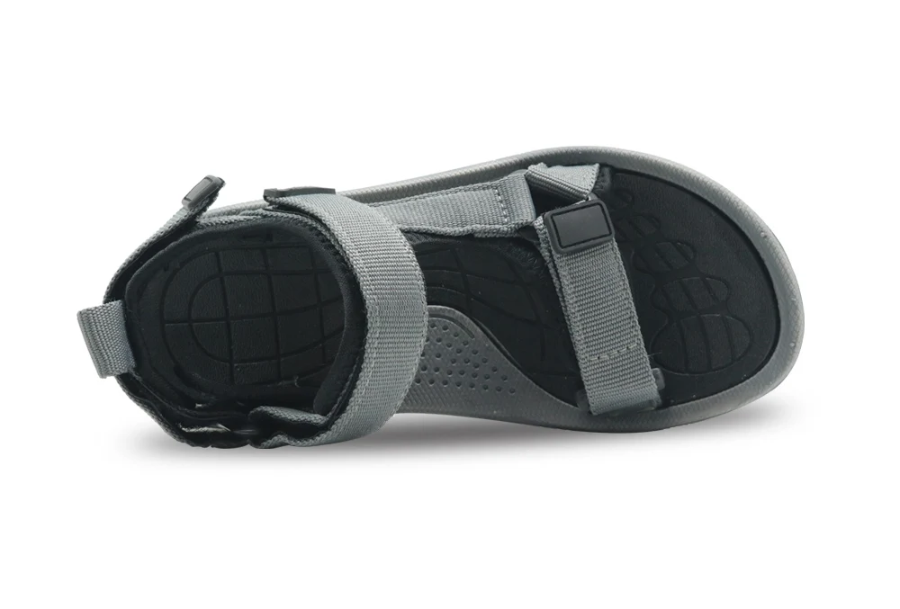 Apakowa Unisex Little Kid Boys Girls Summer Peep-Toe Beach Walking 3 Strap Sport Sandals Child Washable Quick Drying Water Shoes