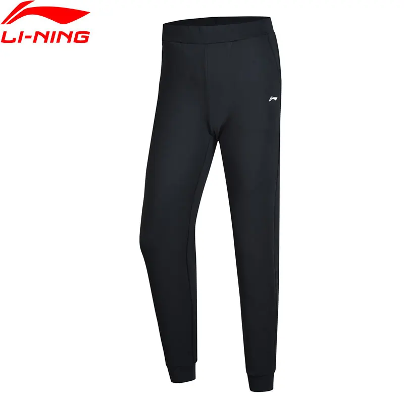 

Li-Ning Women's Training Sweat Pants 92% Polyester 8% Spandex Regular Fit LiNing Sports Pants Fitness Trousers AKLN726 COND18