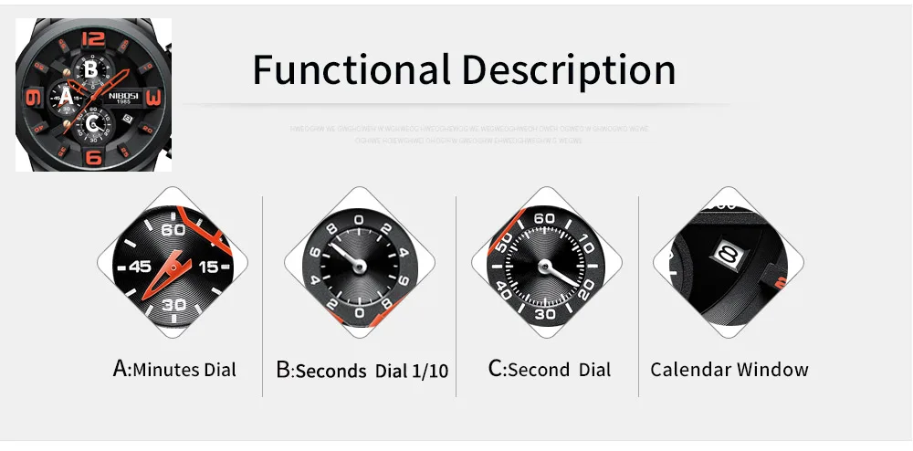 NIBOSI Reloj Hombre 2018 Men Watches Top Brand Luxury Sports Watches For Men Watches 2018 Luxury Brand Waterproof Full Steel     (3)