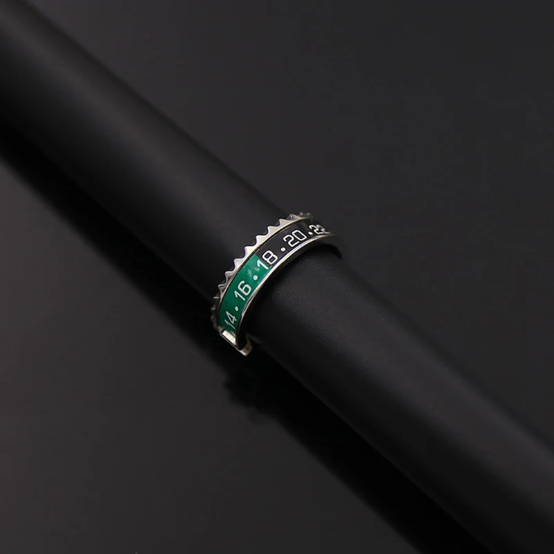 Ltalian стиль новые ювелирные изделия 316L нержавеющая сталь манжеты Спидометр официальный кольцо 36 цветов