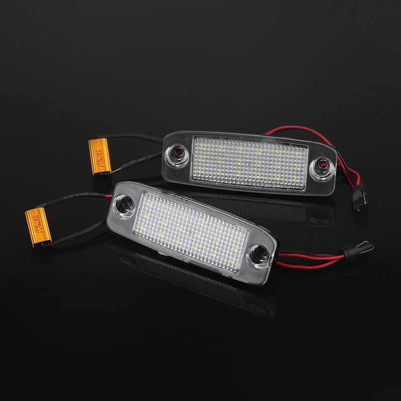 

2pcs/pair 12V For Hyundai Sonata 18Leds Number License Plate Lights Lamp Canbus 6000k White For Hyundai Kia Sportage 10 YF 10MY