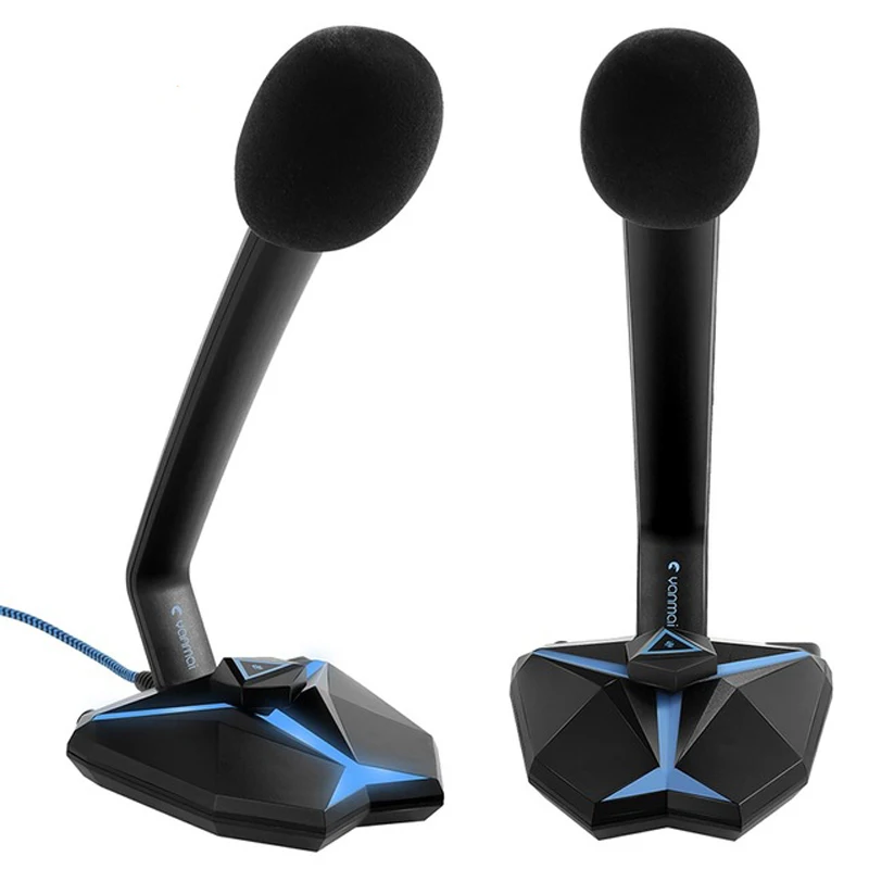 

Karaoke Microphone for Computer USB Microphone Vocal Record Launchpad Singing Studio Vol Adjust Switch Rotatable Flexible Mic