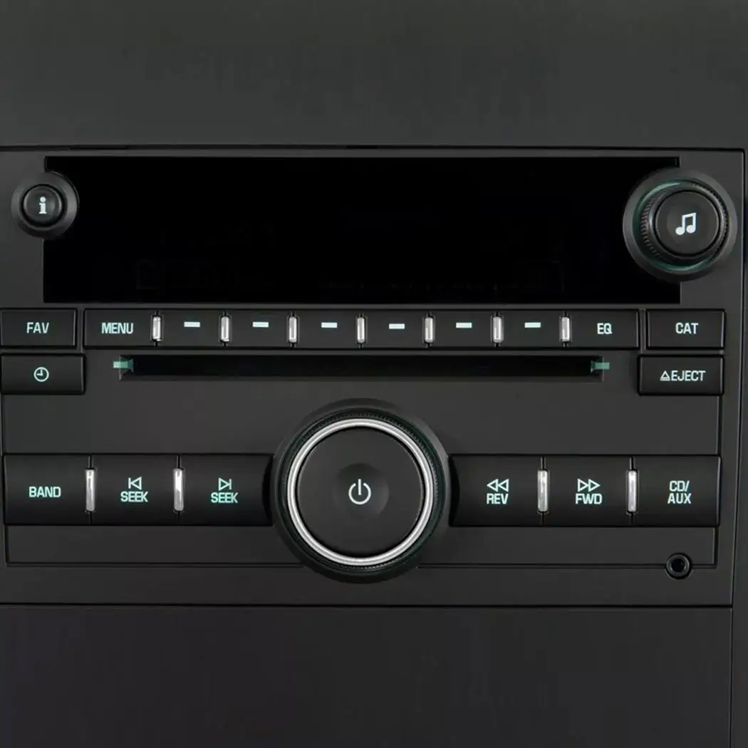 

Car Audio Air Conditioning Control Button Stickers AC Black Control PVC Decals