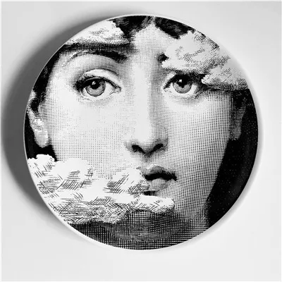 Milan rosenthal Piero fornasetti тарелки, настольные украшения, настенные подвесные тарелки, образец комнаты, фон для дома, отеля, украшения, аксессуары - Цвет: 15