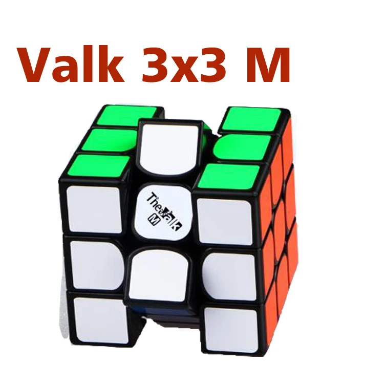 Mofangge Valk 3 м Магнитный 3*3 черный/без наклеек куб пазл без идея для подарка на