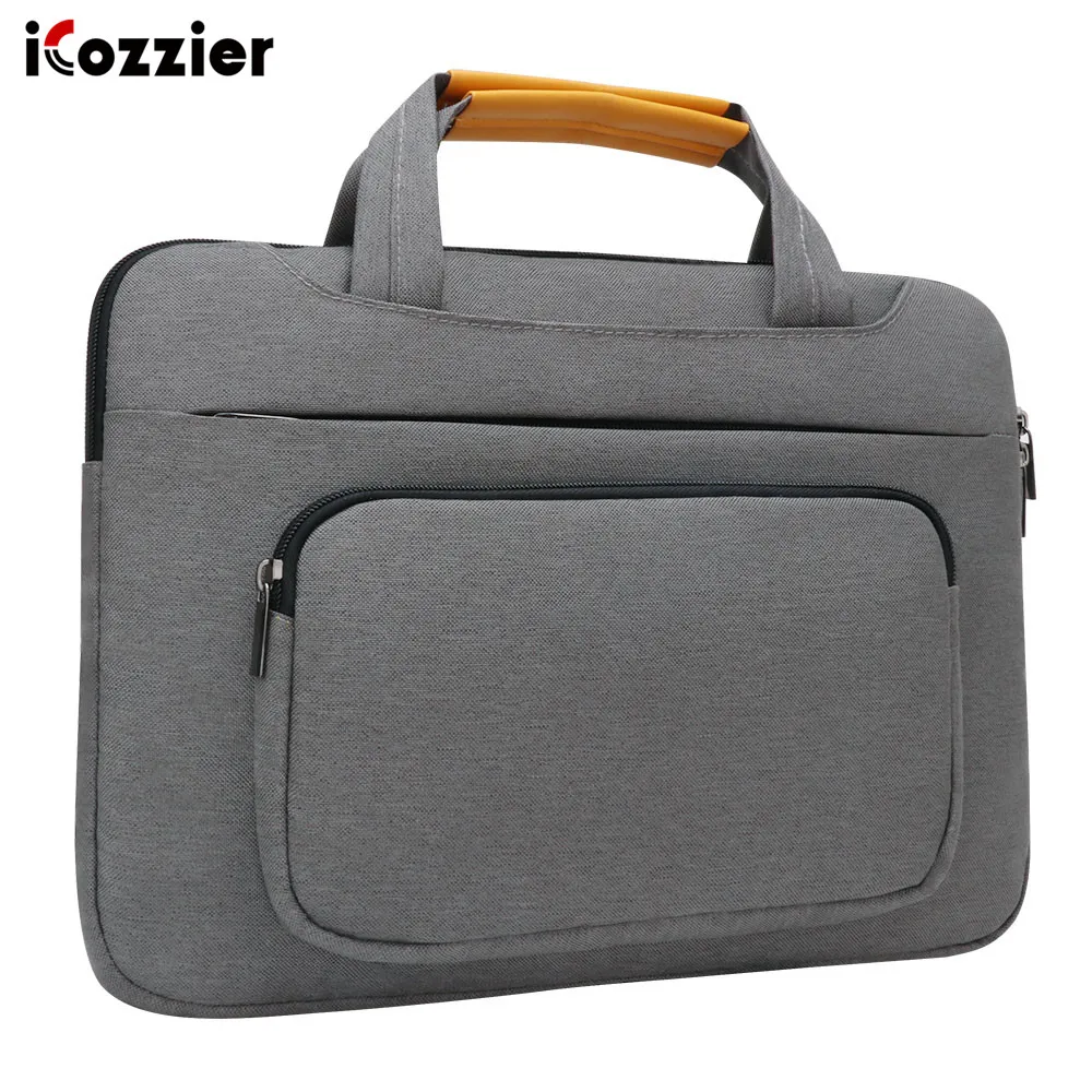 

iCozzier 13.3 inch Front Pocket Laptop Sleeve Large Capacity Handbag Protective Business Case Bag for 13 Ultrabook/Notebook