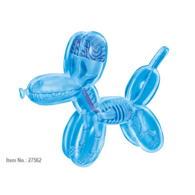 4D Мини Синий шар собака интеллект сборка игрушка перспективная анатомическая модель DIY популярная научная техника
