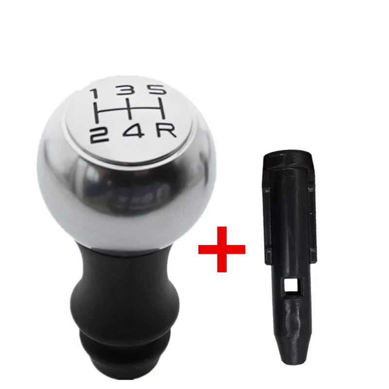 MT Car Gear Shift Knob Sleeve Adapter For PEUGEOT 106 206 306 107 207 307 407 308 2008 3008 CITROEN C2 C3 C4 SAXO XSARA PICASSO - Название цвета: VTS and Adapter