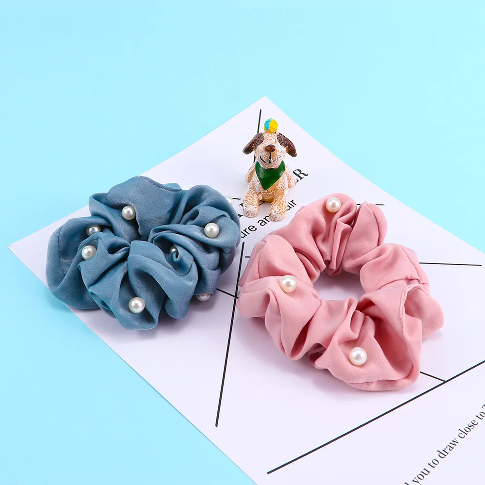 

1PC Hair Accessories Cloth Hair Band Elastic for Women Girl Kids Rubber Band Hair Rope Headband Lady Ponytail Holder Scrunchies