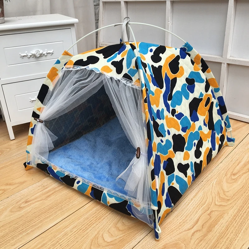Мезонин хлопок собака палатка мягкая и теплая питомца гнездо Кронштейн pet палатка удобный питомник удобная чистка