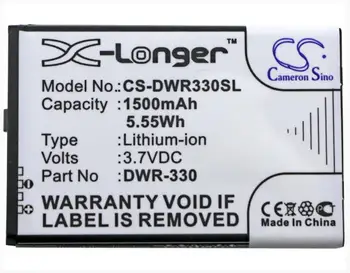 

Cameron Sino 1500mAh battery for D-LINK DWR-330 Hotspot Battery