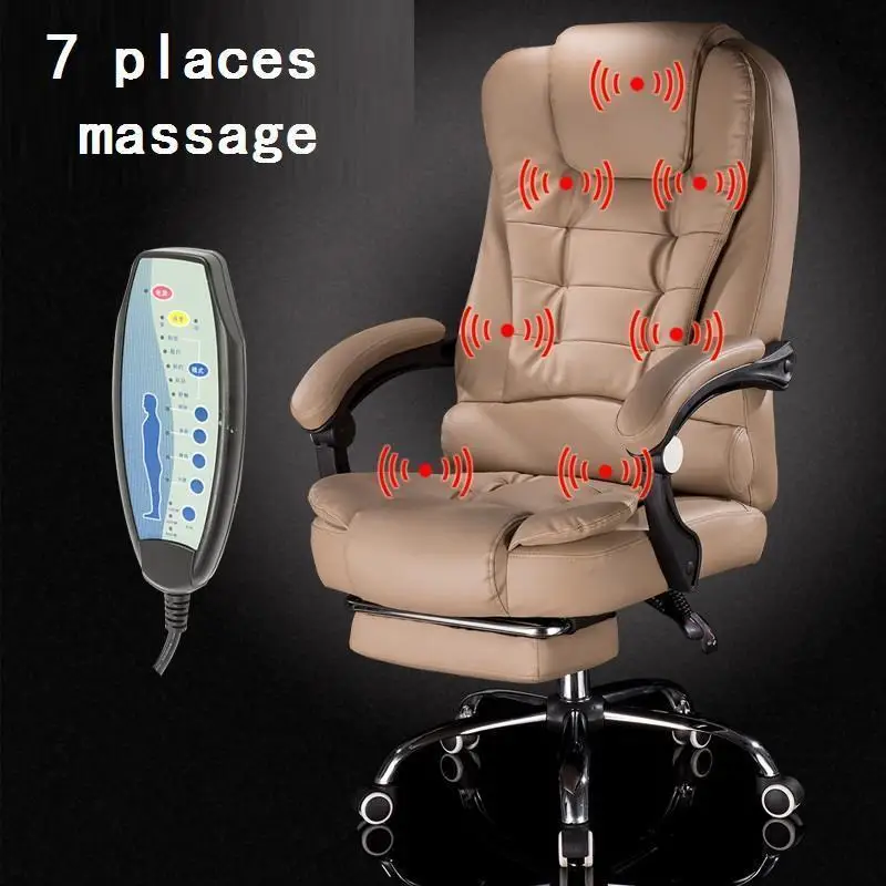 E Oficina Boss футболка Stoel Chaise De Bureau Ordinateur Sedia Ufficio кожа Silla Cadeira Poltrona игровое массажное кресло для офиса - Цвет: E
