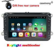 8 “Quad core Android 6.0 DVD Del Coche para VW golf 4 5 6 touran passat B6 jetta sharan transporter t5 caddy polo tiguan gps radio mapa