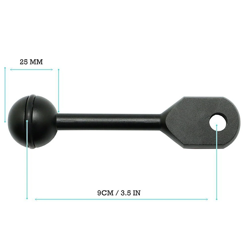 Perfeclan Diving Underwater Light Torch Camera Ball Joint Arm Extension Clip for Water Sport SCUBA Snorkeling Photography Acce