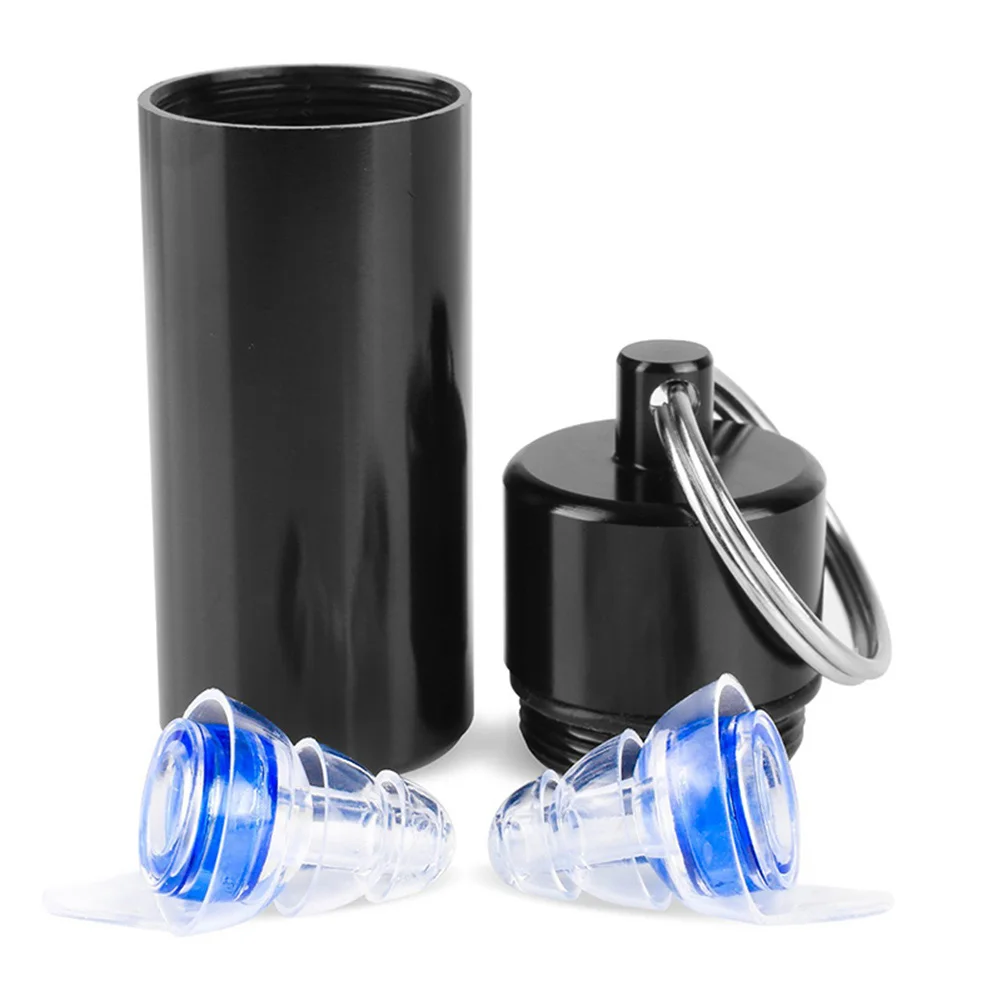

Hearing Protection Ear Plugs Clear Soft Silicone Earplugs for Music Motorbike Sleeping JLRL88