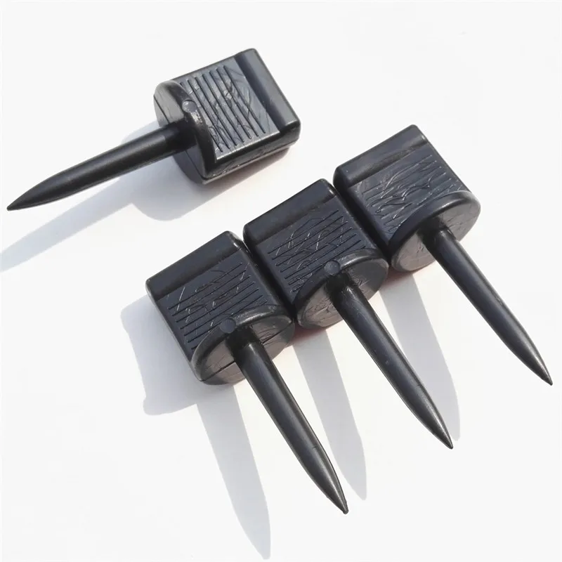 12pcs Archery Target Nail Plastic Black White Target Nail Pins To Fix