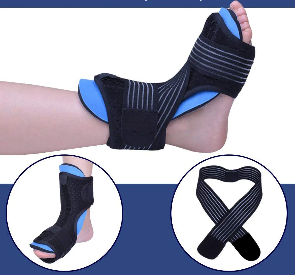 Medical Foot Drop Orthosis Support Nightime Brace Dorsal Aluminum ...
