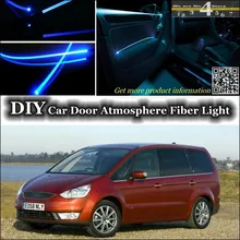 Для Ford Galaxy интерьерный светильник окружающего воздуха для настройки атмосферного волоконно-оптического диапазона светильник s освещение внутренней дверной панели(не EL светильник