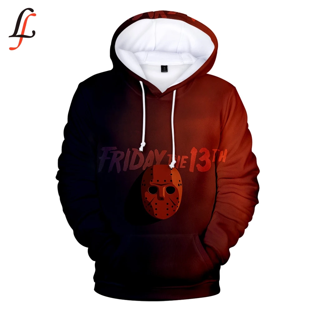 

Friday the 13th The Game Hot Sale Hoodie Sweatshirt Men's High Quality Casual Hood Trend Casual Street Clothing Plus Size 4XL