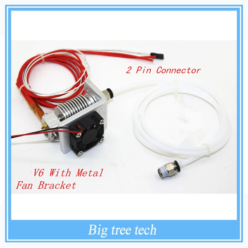 

3d V6 Full Metal J-head  3d Printer Accessories Aluminum Alloy Fixator Radiating Fan.