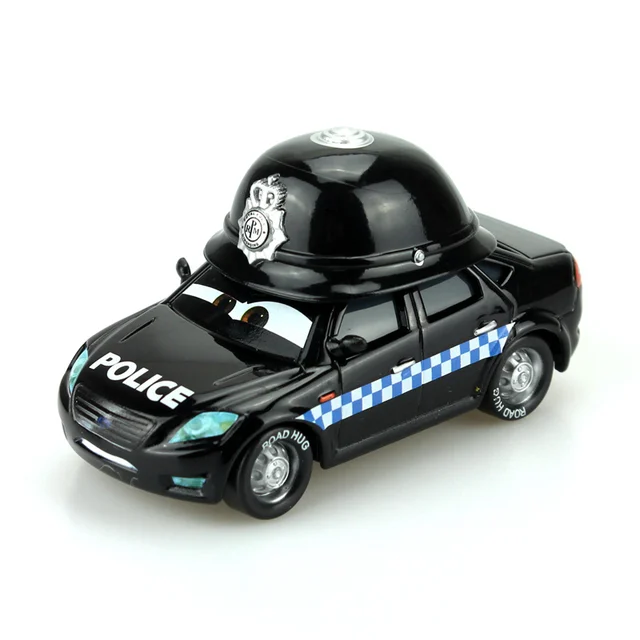 black police car toy