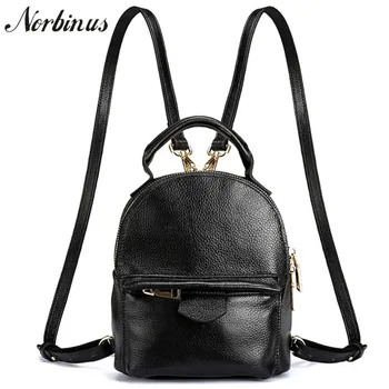 

Fashion Genuine Leather Women Backpacks Ladies Small Travel Daypack Rucksacks School Bags for Teenager Girls Female Bag Mochila