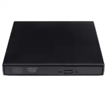 Free shipping Optical Optic Disc Drive Drives Portable USB 2.0 DVD CD DVD-Rom SATA External Case Slim for Laptop Notebook