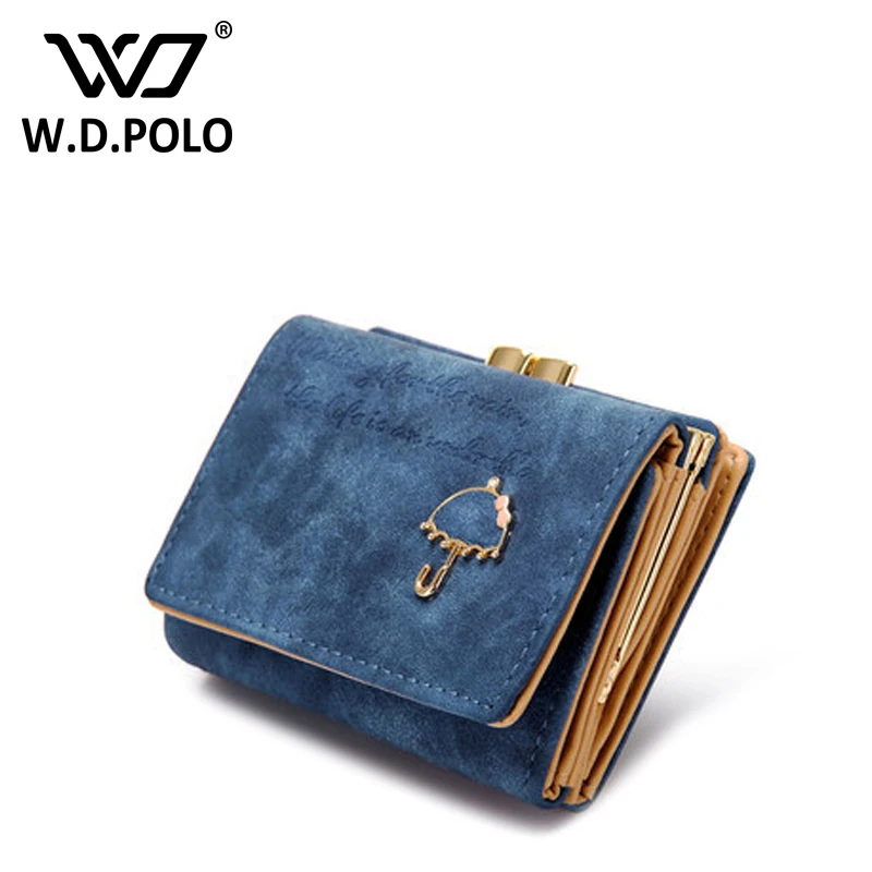 

WDPOLO Brand Mini wallet matt  leather mini hand bags red mochila color women word game short wallet money purse M1767