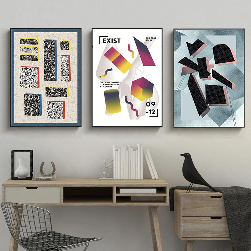 Nordic-Canvas-Abstract-Painting-Home-Decor-Art-Picture-Three-dimensional-Geometry-Print-for-Living-Room-Office