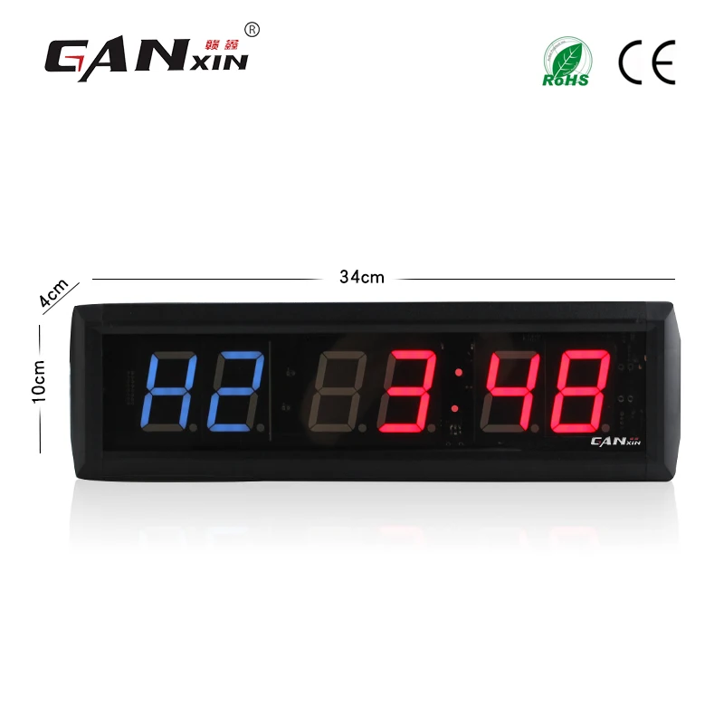

[Ganxin]1.8" gym Crossfit Timer LED Interval Timer Training Time And Rest Time Alternate Countdown Count up clock