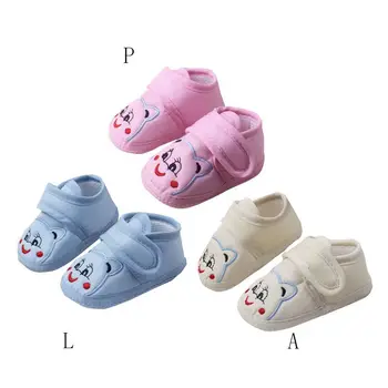 

Toddler Baby Girls Boys Shoes Spring Autumn Non-slip First Walkers Cartoon Bear Wiping Children's Shoes