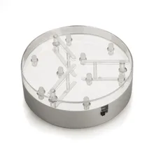 Derectory фабрики KITOSUN(10 шт./лот) 3AA Батарея работает 9 светодиодный Белый Цвет светодиодный ваза свет База 4 дюйма