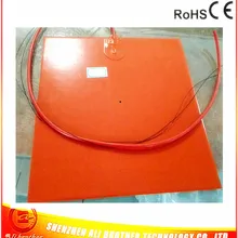 315*330*1.5 мм 3D-принтеры с подогревом силиконовая резина подогреватель 220 В 350 Вт клей 1 сторона 100 К термистор 4 мм отверстие 1000 мм привести