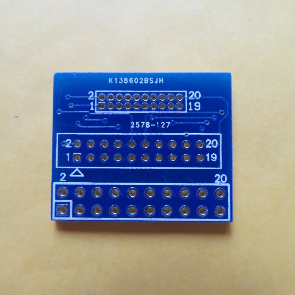 5 шт. 20p 21x26 мм DIP шаг 2,54 мм 2,0 мм 1,27 мм адаптер печатная плата pcb platine Prototyp пластина FR4 JTAG несколько универсальных тестов