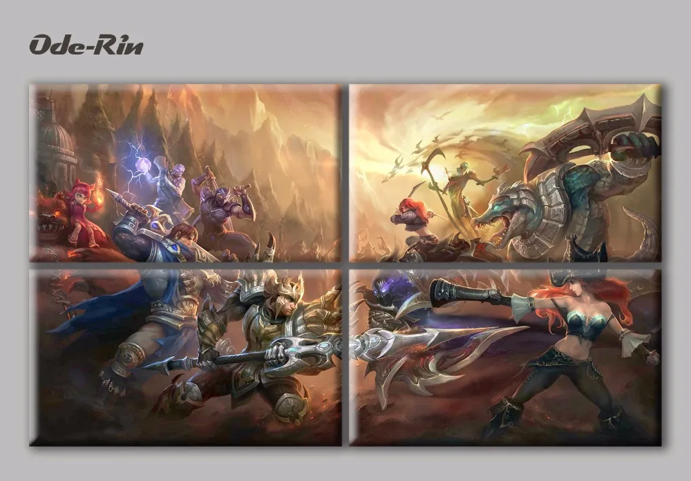 Ode Rin League of legends Canvas decorative painting Printing no frame