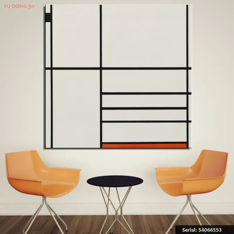 

Piet Cornelies Mondrian Still life Abstract oil Painting Drawing art Spray Unframed Canvas technical scarf miniature54066553