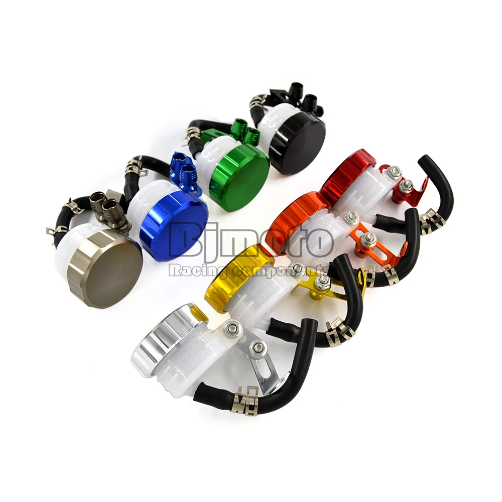 

BJGLOBAL ATV Tank FLUID RESERVOIR Oil Cup with CNC Cap For Aprilia Ducati Honda Motorcycle Motorbike BRAKE CLUTCH CYLINDER Lever
