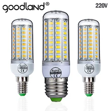 Lámpara LED Goodland E27 220V, bombilla LED SMD 5730 E14, luz LED 24 36 48 56 69 72 LEDs, lámpara de araña para iluminación del hogar