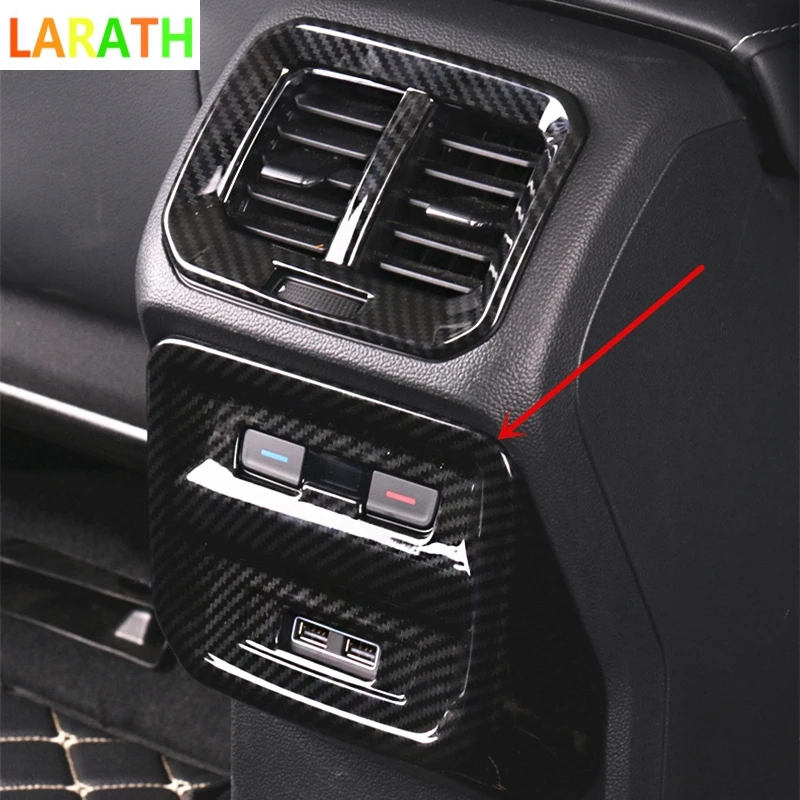 

car cover trim rear Air conditioning Outlet Vent switch USB power Charge 1pcs For Volkswagen Tiguan L TiguanL MK2 2016 2017 2018