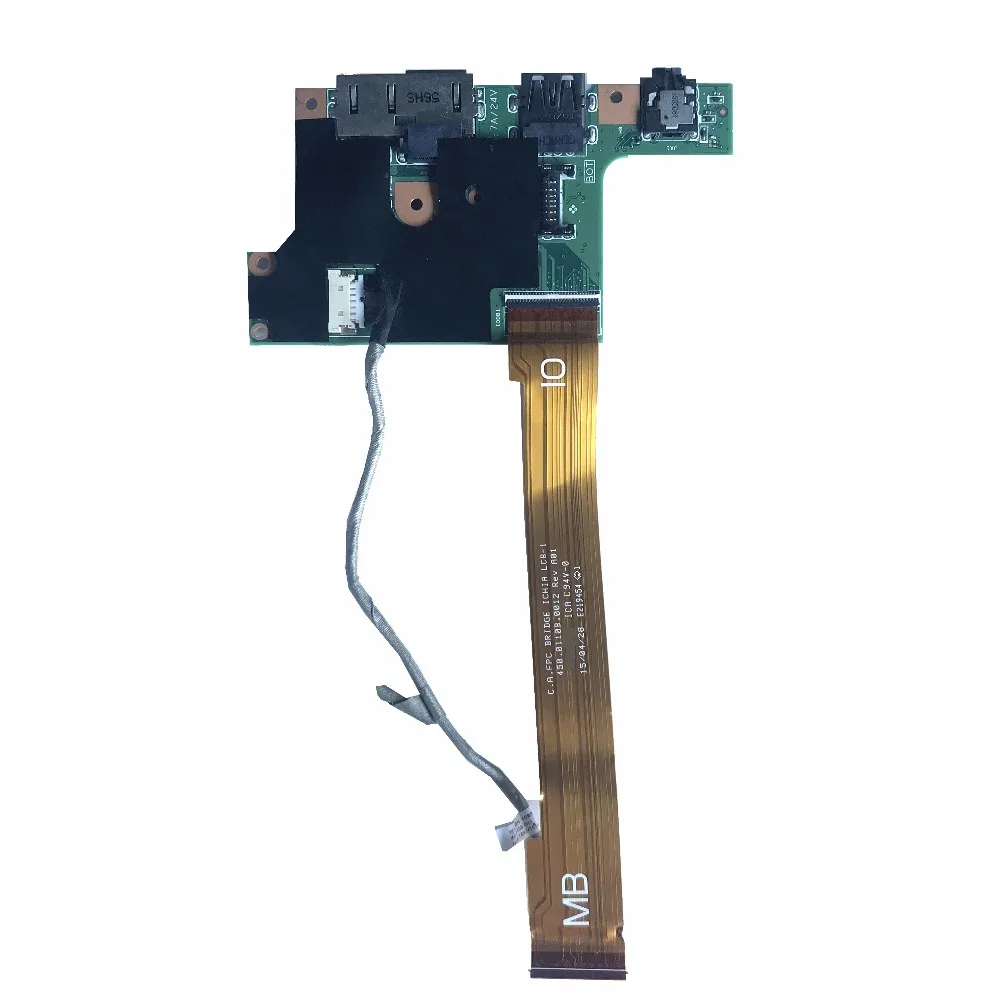 455.01102.0002 для Lenovo ThinkPad Yoga 14 ноутбука DC JACK USB порт аудио Плата с кабелем|Компьютерные
