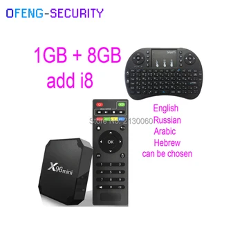 

X96mini Android 7.1 with 1GB+8 GB ADD I8 Smart TV BOX Quad Core Amlogic S905W Support 2.4 WIFI+IR Cable, smart tv box
