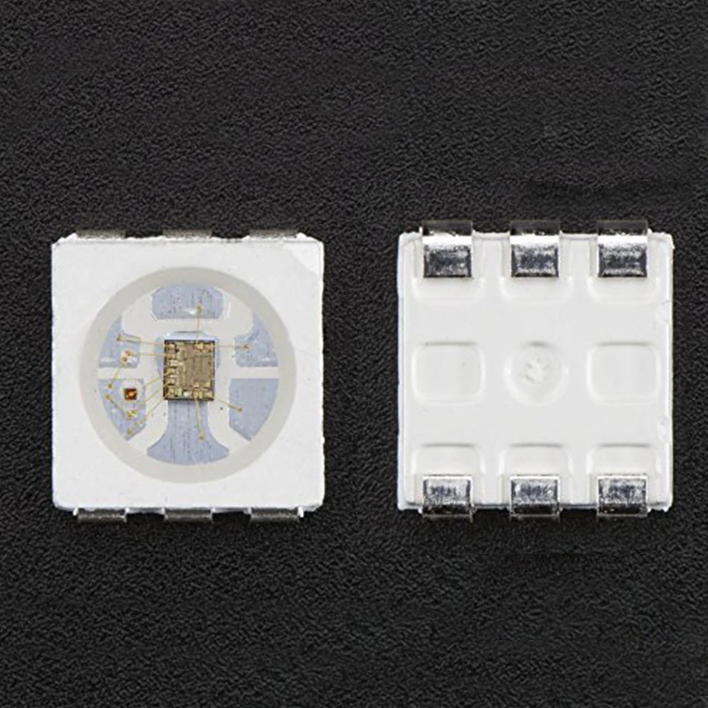 10 ~ 1000 шт SK9822 (аналогичный APA102) светодиодные чипы IC SMD 5050 RGB для полосы экрана DC5V с