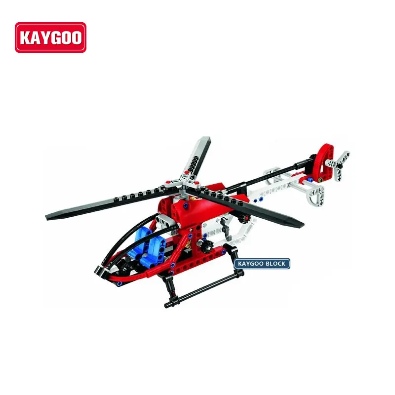 150pcs Kaygoo 3336 TECHNIC Whirl Ybird DIY Rescue Helicopter Model Building Blocks Construction Bricks baby toys baby-building-bricks