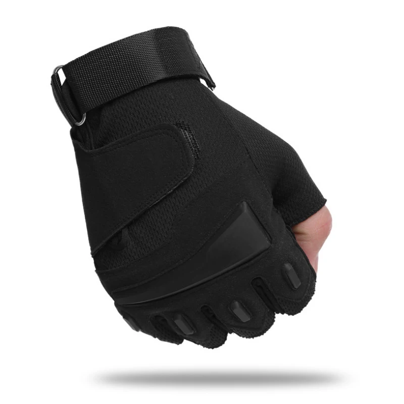 

Fighting Tactical Gloves Outdoor Bike Motorcycle Guantes Ciclismo Sport mtb Half Finger Men Climbing Fishing gloves