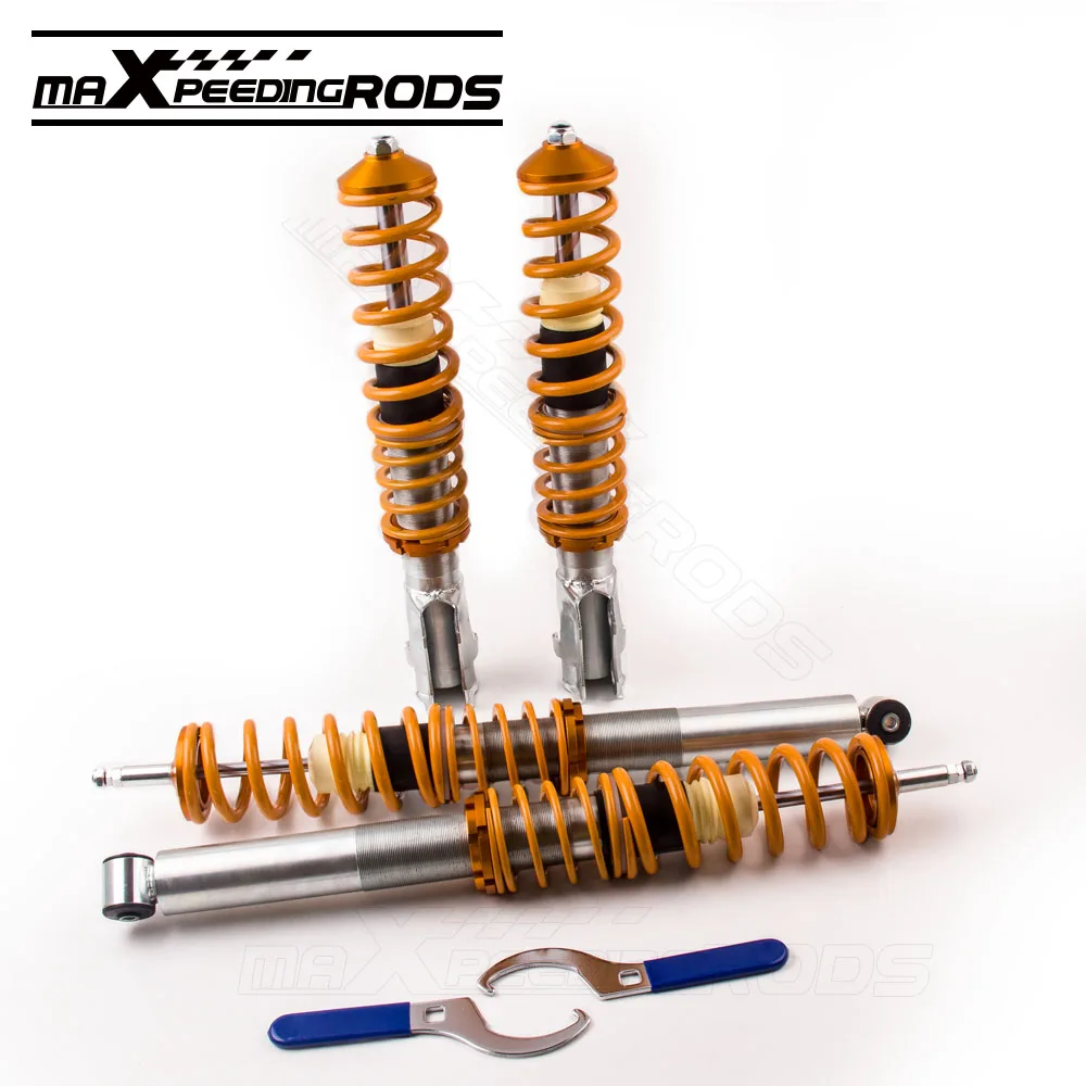Clowering подвеска coilover комплект для VW MK2/MK3 гольф и Jetta оранжевый стойки|kit kits|kit suspensionkit