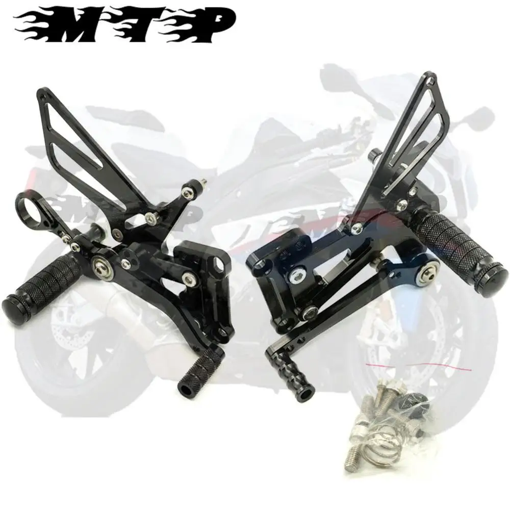 Motorcycle Adjustable Rear Sets Foot Pegs Rearset Footrest For BMW