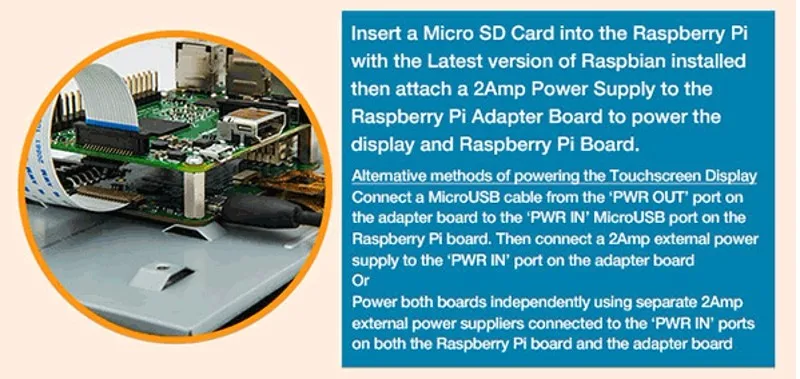 Raspberry Pi 3 Model B+ 7 дюймовый сенсорный экран Дисплей 10 палец емкостный сенсорный экран 800x480 Разрешение совместим с Raspberry Pi 3