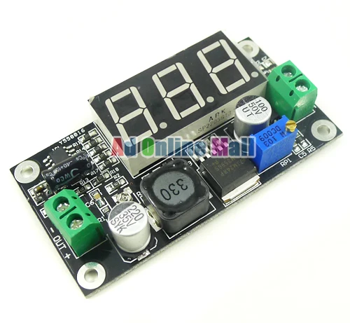 

5PCS/LOT LM2596S DC-DC Digital voltmeter Display Adjustable Power Supply Step-down Module Buck Module