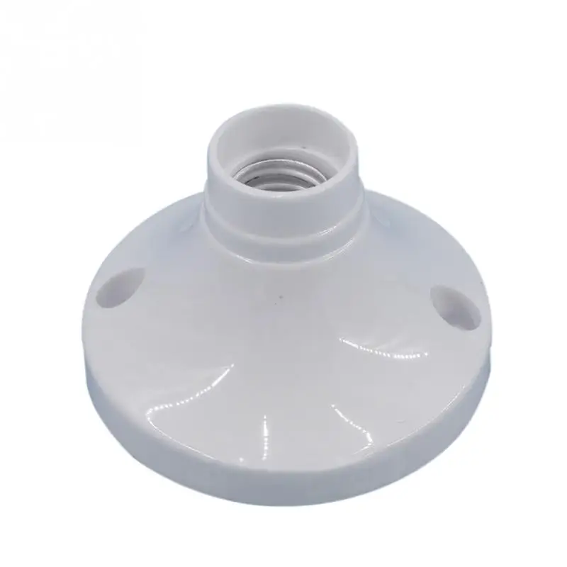 

White Plastic E14 Lamp Holder High Quality Test Holder E14 Base Socket Accessories for Halogen LED Home Lighting